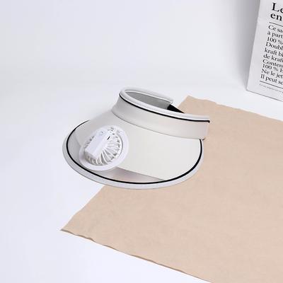 Fan Hat Sun Visors Hat with Fan, Large Area Sun Hat with 2 Speeds Cooling Fan, Sun Protection