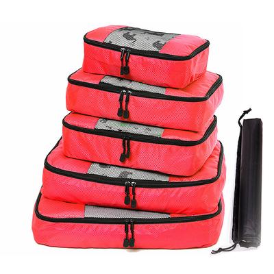 Compression Packing Cubes Set for Travel Luggage Storage and Organizer, 6-Piece Clothing Organizer Set for Home and Travel,Storage Bags