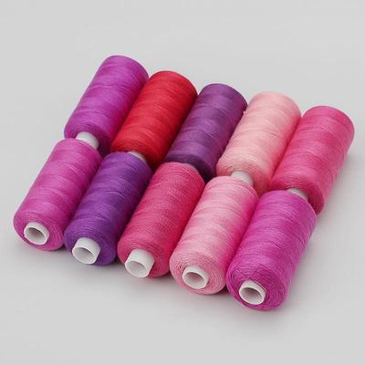 10 Spools Sewing Threads Kits 400 Yards/ Spool Polyester Thread Quilting 402 Thread Assortment for Hand Machine Sewing Embroidery