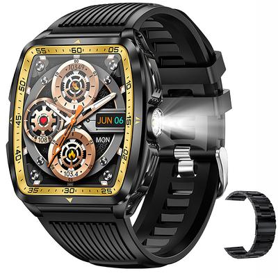 2025 New For Smart Watch Men IP68 5ATM Outdoor Sports Fitness Tracker Health Monitor 1.8 Inch BT Call Smartwatch