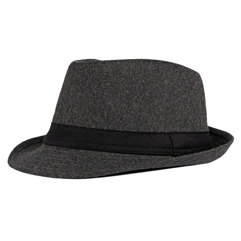 Men's Kentucky Derby Hat Fedora Hat Brim Hat Black Red Polyester Sports Outdoors Casual Simple Style Party / Evening Daily Holiday