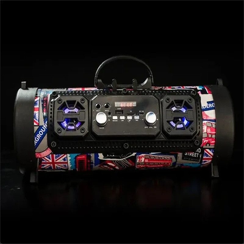 New USB /AUX/ TF Card Phone PC Subwoofer Speakerphone Wireless Bluetooth Portable Speaker Surround Stereo Outdoor Speaker Valentine's Day Gift