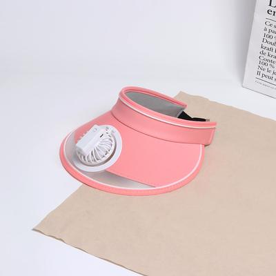 Fan Hat Sun Visors Hat with Fan, Large Area Sun Hat with 2 Speeds Cooling Fan, Sun Protection