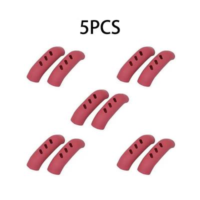 5PCS Silicone Pan Handle Cover Heat Insulation Assist Handle Holder Grip Sleeve Kitchen Gadgets