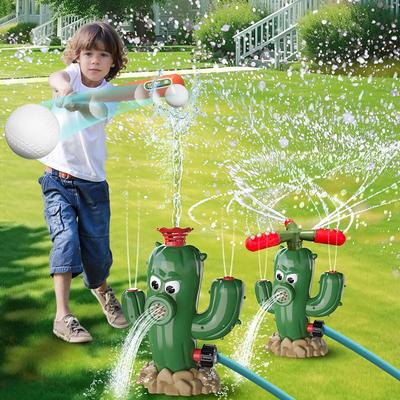 Pools Water Fun Sprinkler Toy Pool Toys Cactus Focus Toy Adorable Parent-Child Interaction Plastic Kid's Adults' Summer Party Holiday for Boys and Girls