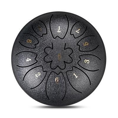 6 Inch 11 Tone Steel Tongue Drum Mini Music Drums Handpan Beginners Ethereal Drum Musical Instruments Tambor Gifts