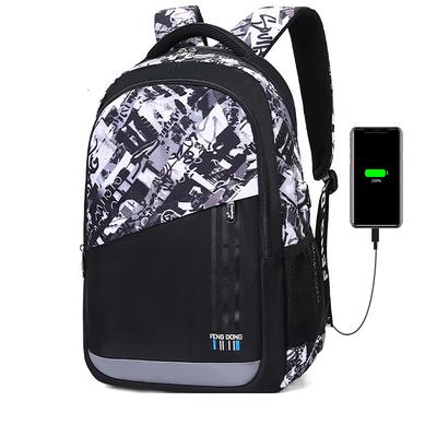 Backpacks School Backpack Set with Sling Bag Boys Backpacks for School Backpack with USB Charger Reflective Waterproof Backpack Back to School Gift