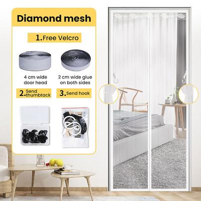 Magnetic Screen Door Portable, Fly or Bug Screen Magnetic, Mesh Screen Door For Sliding Door,Garage,Patio,Kitchen,Living,Window Room,Bedroom,Bar,Pet and Kid Easy Entry