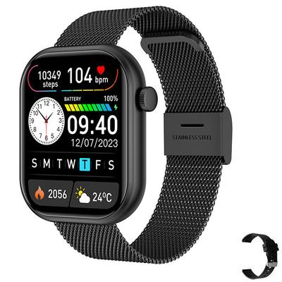 Men's Smart Watch 2.01 Inch High-definition Full Screen Touch Sports Smart Watches Dialing/answering Phones Sleep Step Calorie Activity Tracker Call Information Prompt Multi-function Smart Wristwatch