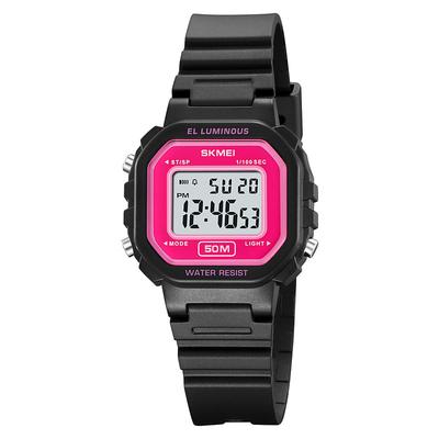 SKMEI Kids Digital Watch Outdoor Sports Fashion Casual Luminous Stopwatch Alarm Clock Calendar TPU Watch