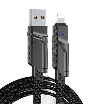 4 In 1 USB Type C Data Cable Fast Charging For iPhone 15 14 13 12 11 Samsung Xiaomi Redmi Huawei Wire Cable Fast Charger