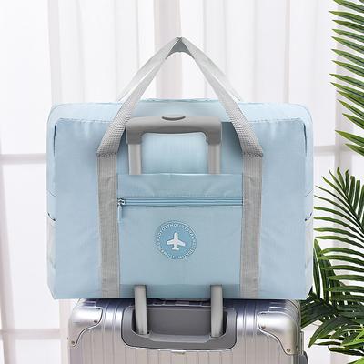 Weekender Bag Travel Duffel Bag with Shoe Compartment, Gym Bag with Wet Dry Separation for Women Men, Waterproof Foldable Travel Storage Bag with Handle, Trolley Bag for Luggage Organization