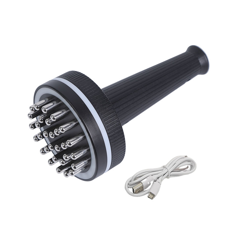 Wireless Health Dredge Meridian Massage Brush Detoxi Warm Moxibustion Microcurrent Body Slimming Massager Infrared Red Light Hot Compress Waist Belly Massage Relaxation Tool