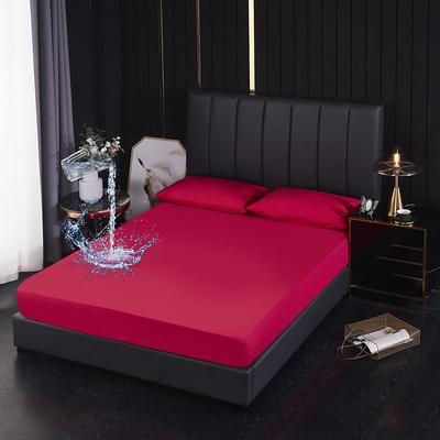 Queen Full King Protective Bed Cover Waterproof Mattress Protector Fitted Sheet Bed Protector Soft Fitted Sheet Breathable Comfortable 5-Sided Protection Against Bugs Dust Mites
