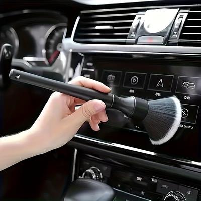 Car Interior Detailing Brush Soft Bristle Cleaning Brush Dusting Brush Car Interior Cleaning Tool Auto Detail Brush Car Dash Duster Brush 1pc