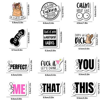 12pcs Refrigerator Magnets, Funny Fridge Magnets, Decorative Magnets, Personalized Fridge Magnet For Kitchen Office Whiteboard Locker Cabinet And Dishwasher, Kitchen Decoration, Home Decoration