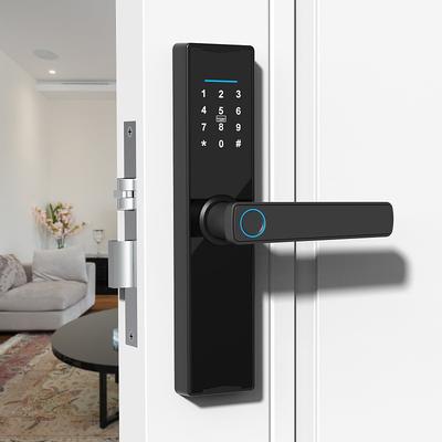 Password Lock Household Wooden Door Fingerprint Lock Anti-theft Door Electronic Lock Tuya Smart Door Lock