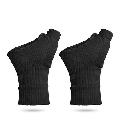 1Pair Unisex Wrist Thumb Support Sleeve Fingerless Wrist Gloves Compression Arthritis Gloves Sports Wrist Support Brace for Fatigue Sports Typing