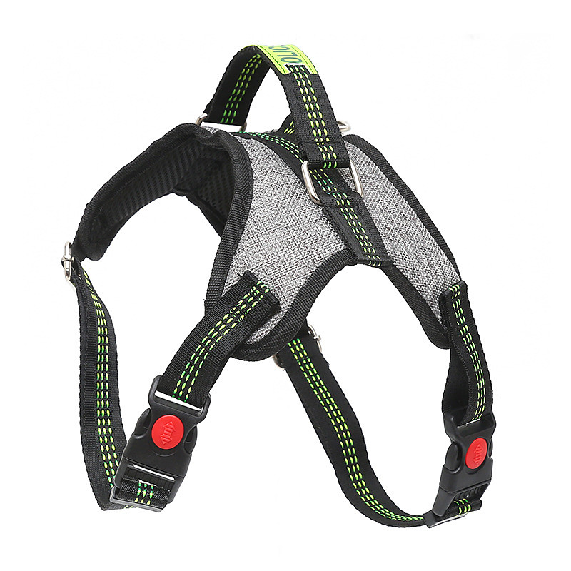 Sponge Mesh Big Dog Walking Rope Chest Strap Saddle Dog Pet Chest Back Coat Pet Supplies