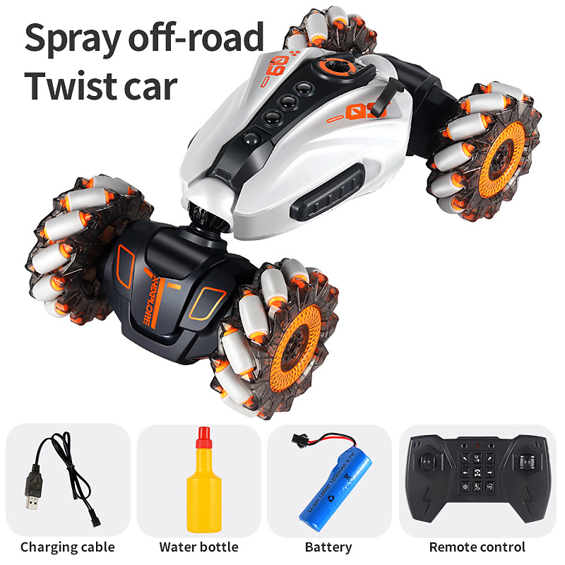 Gesture Sensing Remote Control Twisting Car Luminous Wheel Deformation High-Speed Climbing Car RC Car Stunt Car Game2277 Christmas Gift