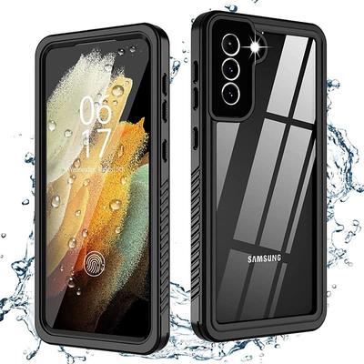 Phone Case For Samsung Galaxy S25 S24 S23 Ultra Plus Full Body Case Clear Case with Screen Protector Clear Waterproof Transparent TPU PC