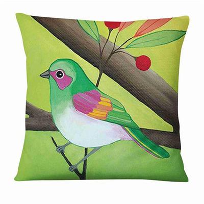 Hand-Painted Pattern Double Side Cushion Cover 1PC Soft Decorative Square Pillowcase for Sofa bedroom Car Chair Superior Quality Outdoor Cushion for Patio Garden Farmhouse Bench Couch