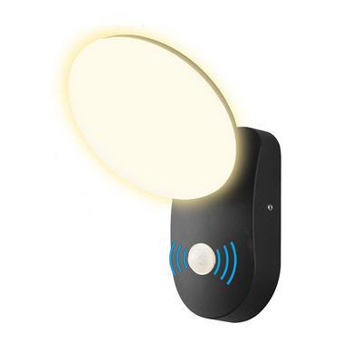 12W Motion Sensor Outdoor Wall Light LED Control Automatic Switch Outdoor Waterproof Floodlight Garden Corridor Terrace Outdoor Indoor Doorway Dual-purpose AC85-265V
