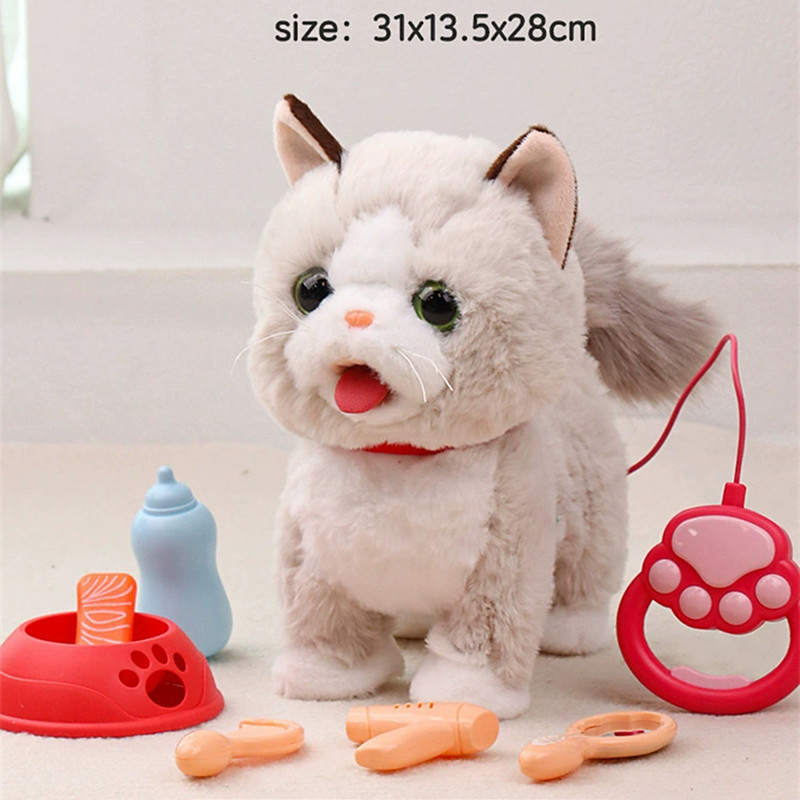 Puppy Toys for Kids Toy Dogs That Walk and Bark Walking Dog Toy for Kids with Leash Interactive Stuffed Puppy with Remote Control for Girls and Boys Aged 3-7 Year Old