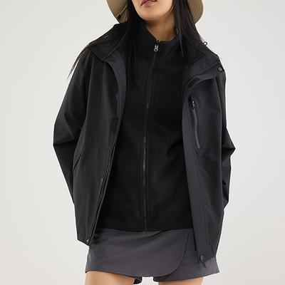 Women's Softshell Jacket Hiking Jacket Winter Outdoor Color Block Thermal Warm Fleece Lining Windproof Water Resistant 3-in-1 Jacket Winter Jacket Lightweight Jacket Traveling Black White Ivory