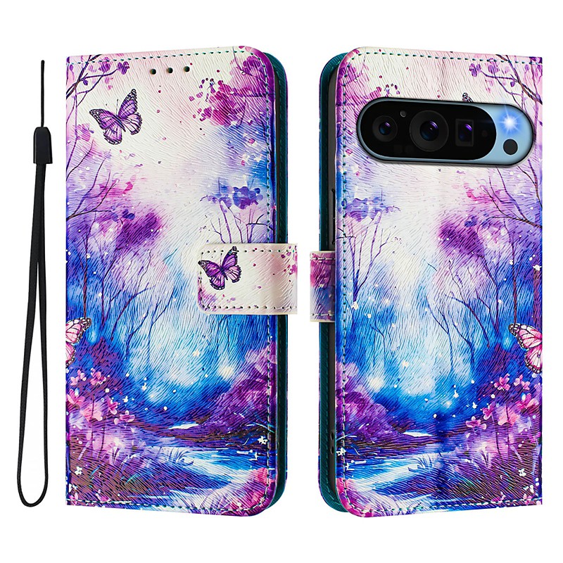 Phone Case For Google Pixel 9 Pro Pixel 9 Pro XL Pixel 8 Pro Pixel 8 Pixel 9 Pixel 7 Pixel 7 Pro Pixel 6 Pixel 6 Pro Wallet Case with Stand Holder Magnetic Full Body Protective Retro TPU PU Leather