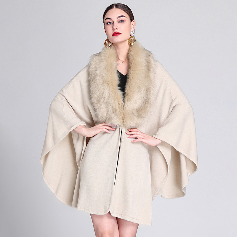 Womens Faux Fur Wraps and Shawls for Evening Dresses Formal Bridal Dressy Cape Warm Fall Winter Wedding Party Cloaks