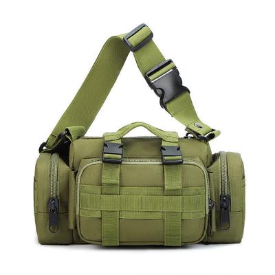Fanny Pack Waist Bag / Waist pack Hiking Sling Backpack Wearable Multifunctional Lightweight Durable Breathable Outdoor Fishing Hiking Climbing Military Oxford Cloth Black Army Green Khaki
