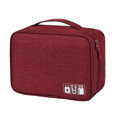 Electronics Organizer, Travel Universal Cable Organizer Bag, Waterproof Electronics Accessories Storage Cases,Charger, Phone, USB, SD Card, Hard Drives, Power Bank, Cords 9.457.093.94Inch