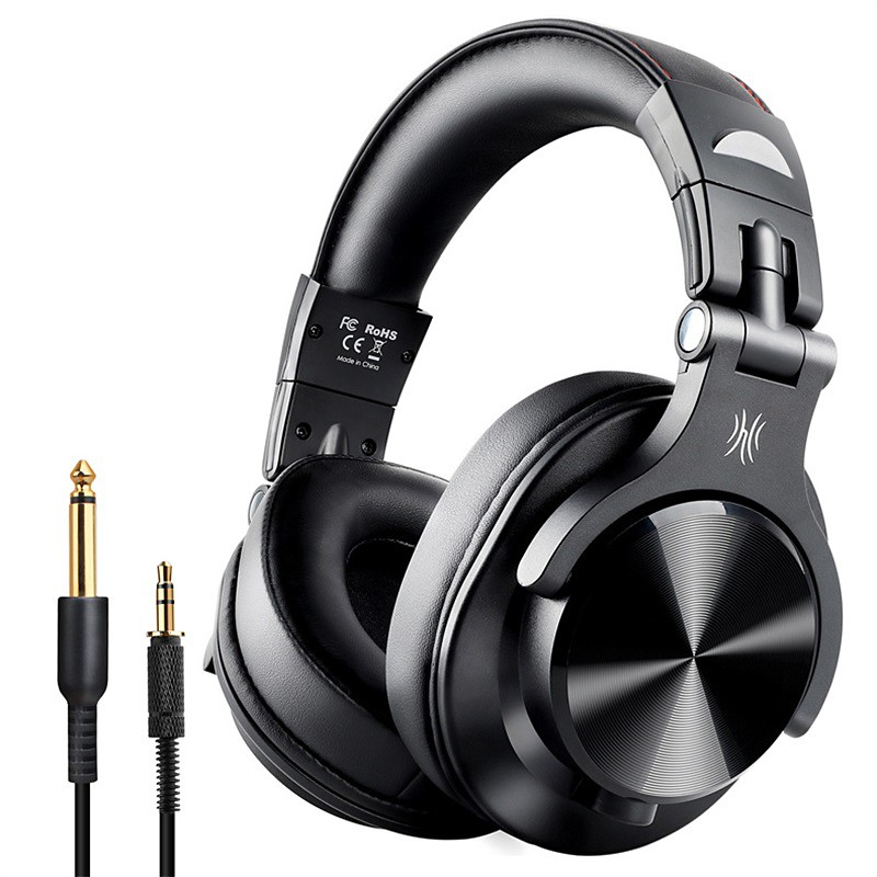 OneOdio Bluetooth Over-Ear Headphones with Mic Wireless amp; Corded Dual-Mode Headphones for Drum Piano PC Phones Laptop-72 Hours Playtime Valentine's Day Gift