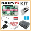 Raspberry Pi 5 16GB /8GB/4GB/2GB RAM Opzione Pi5 8GB KIt Alimentatore PD / Scheda RTC / 64GB / Ventola dissipatore di calore / Lettore di schede