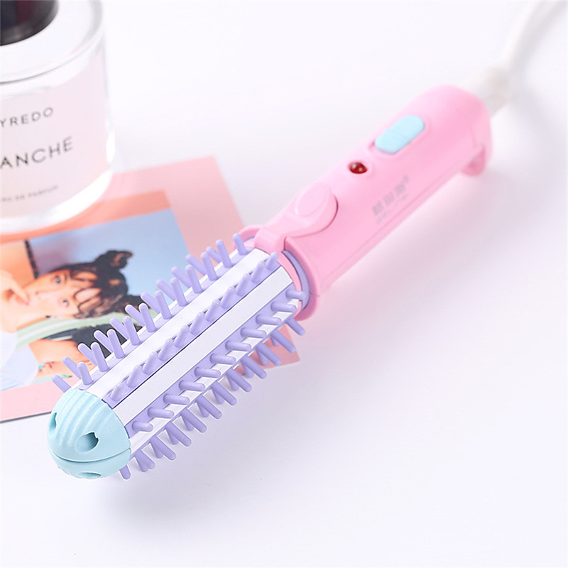 Mini Electric Hair Styler Travel Curler Curling Dryers Styling Tool Hair Straightener Ionic Curler Professional Hot Brush Valentine's Day Gift