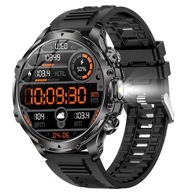 696 AK75 Smart Watch 1.85 inch Smart Band Fitness Bracelet Bluetooth Pedometer Call Reminder Sleep Tracker Compatible with Android iOS Men Hands-Free Calls Message Reminder Step Tracker IPX-0 52mm