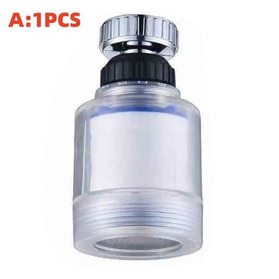 Faucet Water Filter for Bathroom Kitchen Sink, ABS Purifier Sprayer Shower Head Filter for Face Skin Wash, 5pcs Filter Element PP Cotton, Hard Water Filtration Remove Chlorine Fluoride Heavy Metals