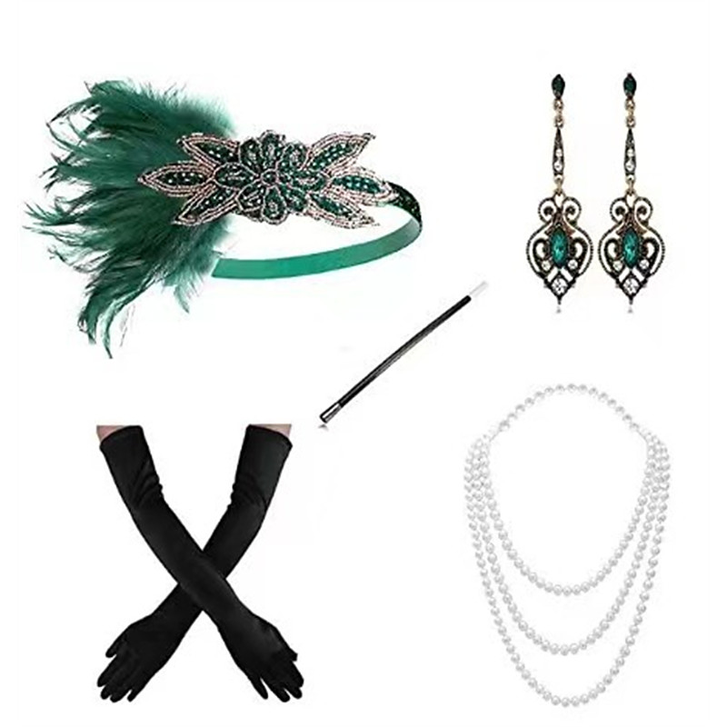 Head Jewelry Necklace Outfits Flapper Headband 1920s Retro Vintage Alloy For The Great Gatsby Cosplay Carnival Women's Costume Jewelry Fashion Jewelry