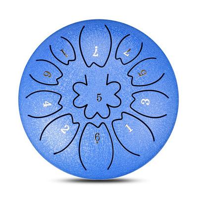 6 Inch 11 Tone Steel Tongue Drum Mini Music Drums Handpan Beginners Ethereal Drum Musical Instruments Tambor Gifts