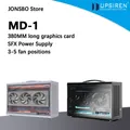 Custodia per computer UPSIREN MD-1 ITX, supporto alimentatore SFX/scheda madreITX/scheda grafica (L) ≤ 380 mm/custodia portatile trasparente lateralmente