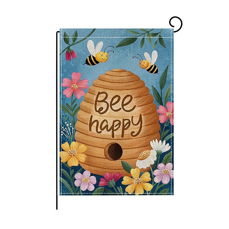 Flag 12 x 18 Inch Yard Flags, Hello Summer Small Garden Flags for Outside, Outdoor Flags, Holiday Garden Flags