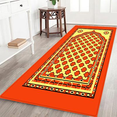 Muslim Prayer Rug Flannel Bathroom Carpets Rugs Bath Mat Bath Rugs Anti-Slip Kitchen Mats Bathroom Mat Bathroom Carpets for Halloween Decoration