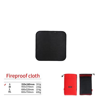 1Pc Outdoor Camping Silicone Fireproof Cloth Durable Heat-Resistant Waterproof Fireproof Mat for BBQ Grill Camping Stove Safe Outdoor Cooking Protection Ideal for Fire Pits Grills and Camping Activities