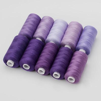 10 Spools Sewing Threads Kits 400 Yards/ Spool Polyester Thread Quilting 402 Thread Assortment for Hand Machine Sewing Embroidery