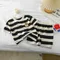 Abbigliamento per bambini Abito a maniche corte per bambini Top a righe + pantaloncini T-shirt in 2 pezzi Vestiti estivi per bambini Abbigliamento per bambini Ragazzi Ragazze