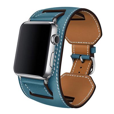 Genuine Leather Smart Watch Band Compatible with Apple iWatch 49mm 45mm 44mm 42mm 41mm 40mm 38mm Sreies Ultra SE 8 7 6 5 4 3 2 1 for Smartwatch Strap Wristband Women Luxury Bracelet