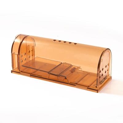 Reusable Plastic Mouse Trap Cage, Humane Rat Catcher Box for Indoor Outdoor Use, Non-Toxic Rodent Control Tool for Home Garden