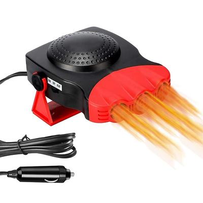 Car Heater/Fan Portable Electric 12V 200W 2 in 1 Heating/Cooling Fan Functions Quick Heating Car Defroster Defogger Controller