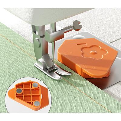 Magnetic Seam Guide for Sewing Machine, Strong Multifunctional Magnet Sewing Guide with Scale Perfect for Straight Stitching, Hemming, Quilting Serger Machines Universal Sewing Accessories